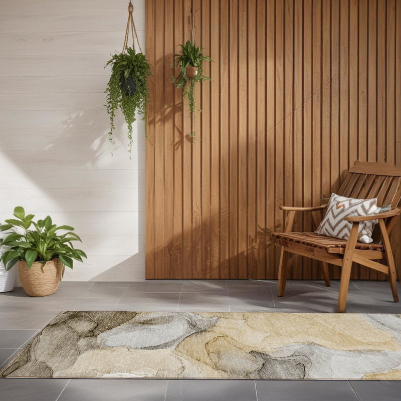 Tapis de couloir d'extérieur 8 po