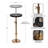 Traditional Adjustable-Height Metal Pedestal Table-913304104-913304107