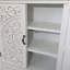 Armoire de rangement blanche 27 po
