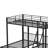 Full Over Twin & Twin Bunk Bed, Metal Triple Bunk Bed With Drawers And Guardrails-102040527