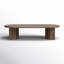 Table basse simple en bois massif Haiden
