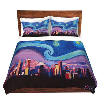 Ensemble de housse de couette starry night denver