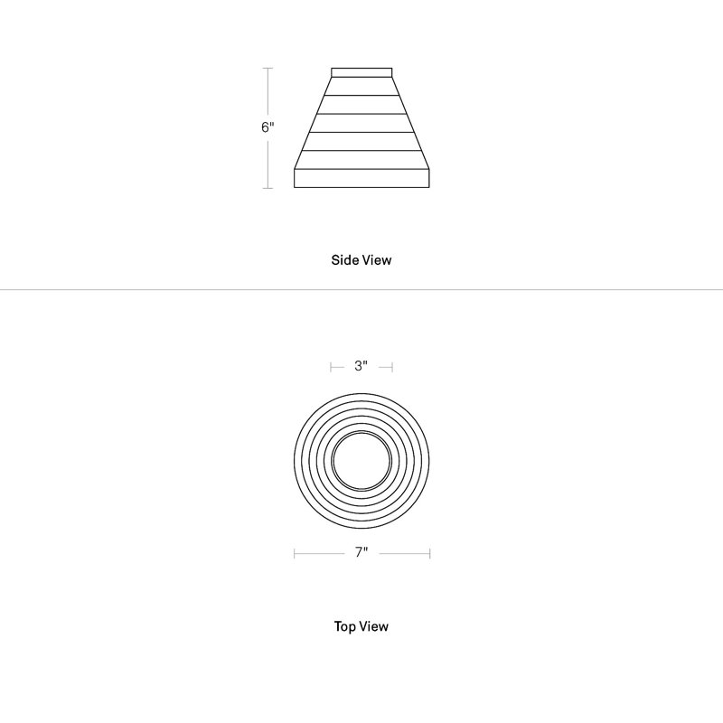 Vase de table Wonk Shape 3
