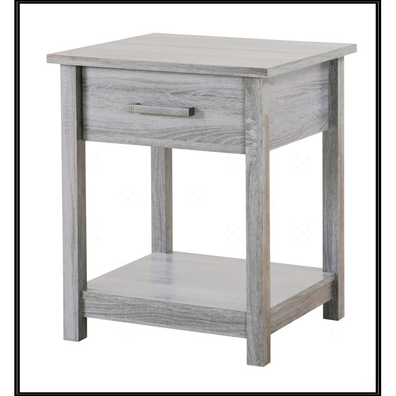 Table de chevet Salem, Gris