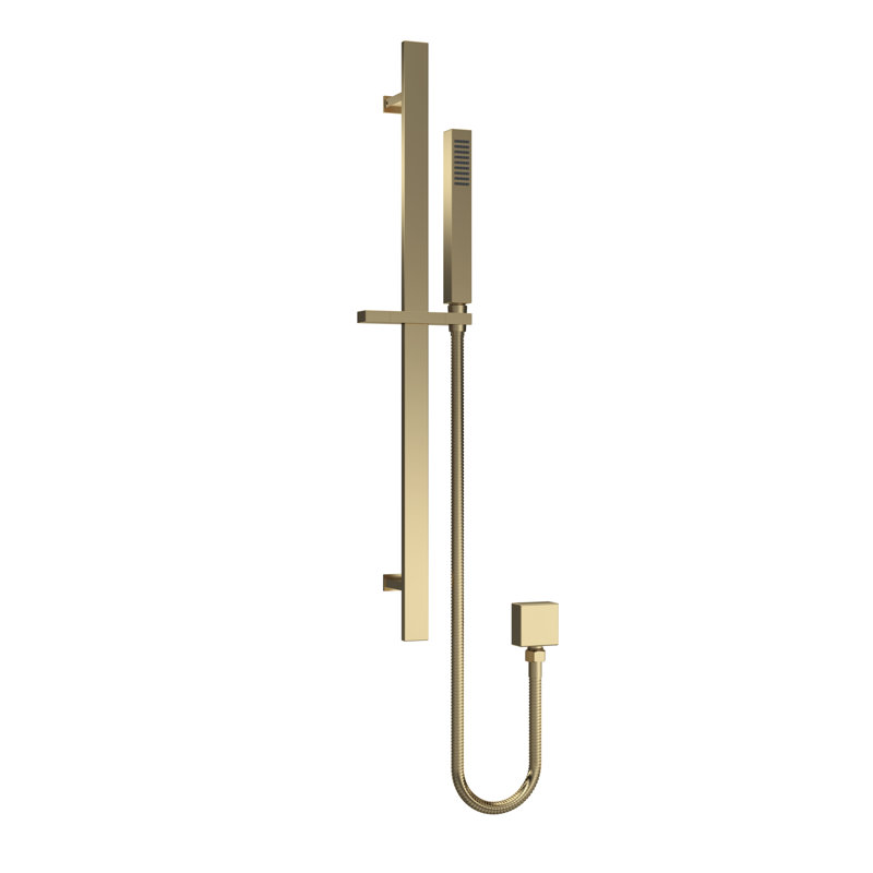 Mixer Shower with Handheld Shower Head, Brushed Brass