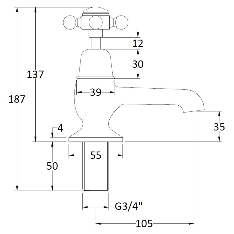 2 Handle Deck Bath Faucet Bath Filler