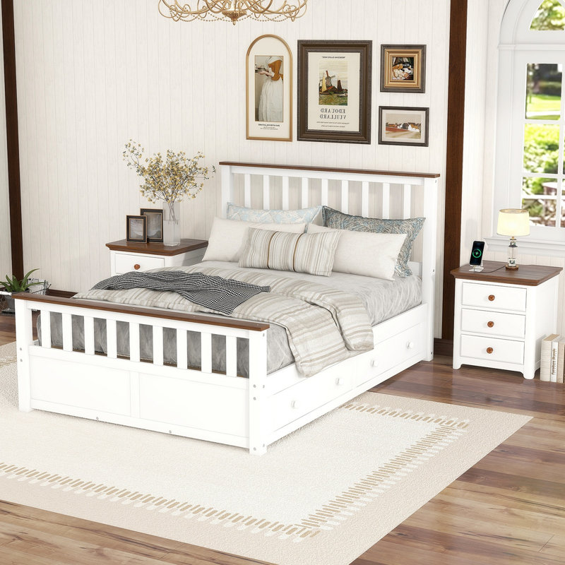 Ensemble de chambre à coucher 3 pièces Deshaud, Complète