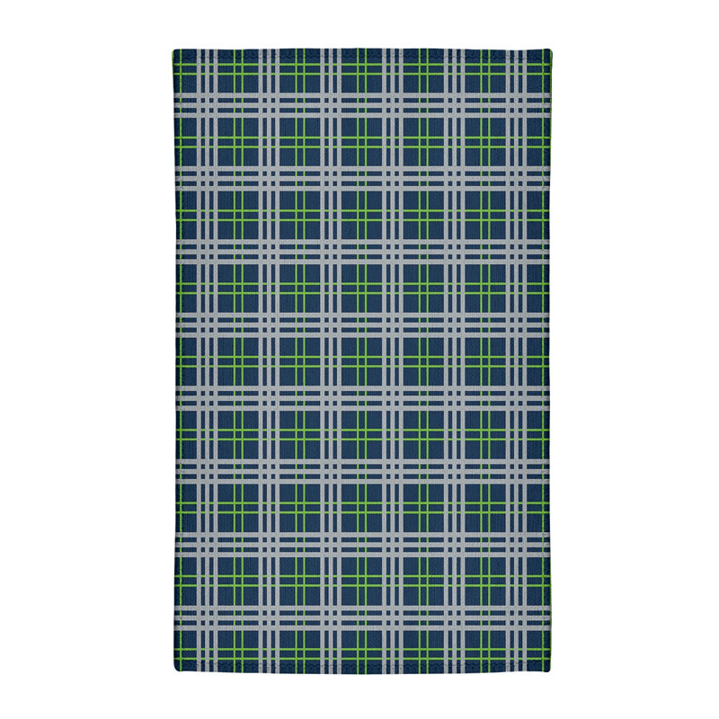 Plaid Indoor Rug, Rectangle 4' x 6'