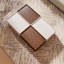 Table basse cubique avec rangement, 4 tiroirs