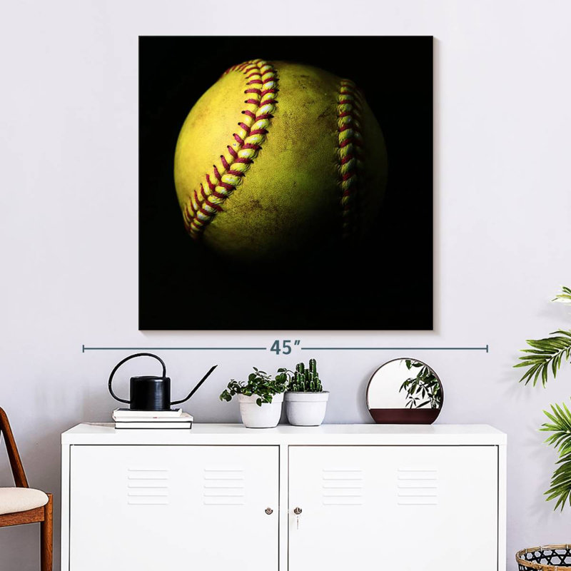 Sireci Dark Softball, 33" H x 33" W