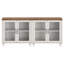 Scarlett Sideboard Cabinet With Bar Hutch, Buffet Cabinet With 4 Glass Doors-567058098
