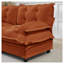 Canapé modulaire en U en forme de U, canapé en chenille à 4 places avec 2 repose-pieds pour salon-804628445-804628446