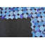 Tapis bleu vache géométrique fait main Ademola-1555146813