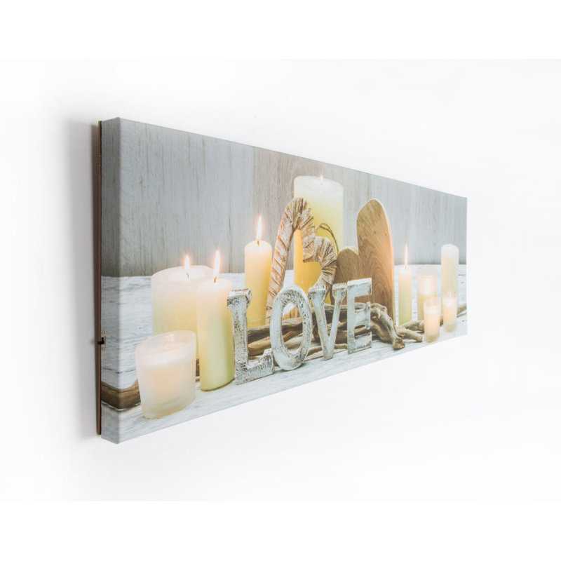 Love Led Printed Canvas