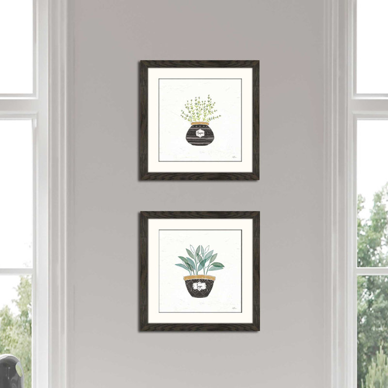 Janelle Penner «Fine Herbs VI», impression sous verre
