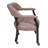 Faux Leather Swivel Armchair-89156574-89161553