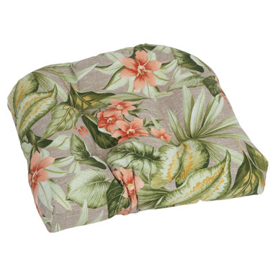 19-Inch Rounded Back Outdoor Chair Cushion