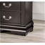 Commode à finition cerisier foncé 1pc avec tiroirs en queue d'aronde-1829437133