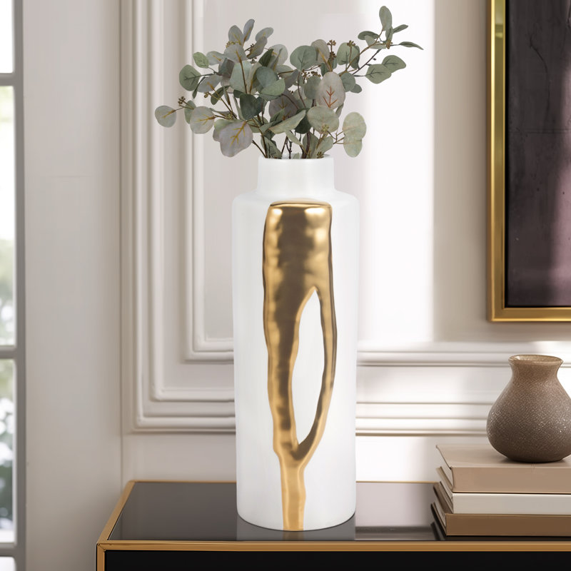 Mercer41 Procida Vase, White, 20"