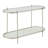 Zelda 48'' Glass Top Console Table
