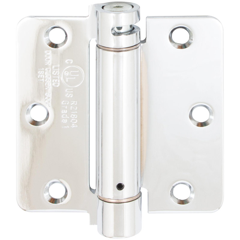 Charnière de porte simple à ressort H 5 po x l 2,6 po, Bronze rétro