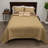 Mojave Red Quilted Geometric Shapes Quilt Set-1209508286
