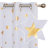 Gold Star Foil Print Room Darkening Thermal Insulated Grommet Curtain Panels (Set Of 2)-1491217690-1491217691