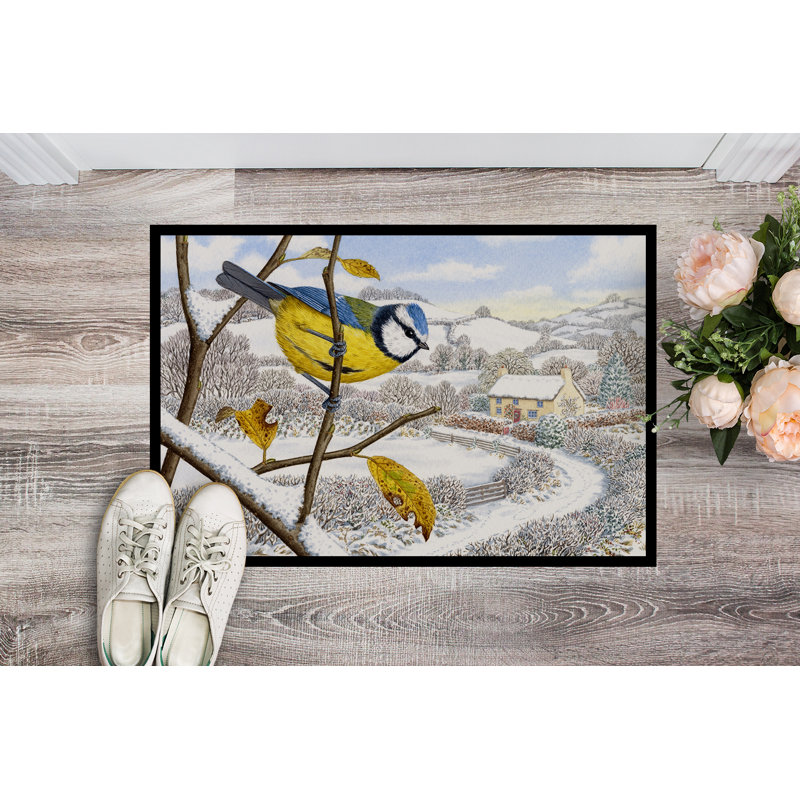 Turnersville Non-Slip No Pattern Doormat, Rectangle 2' x 3'