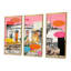 Dafonte - ensemble d'art mural paysage abstrait-108456093-108456099