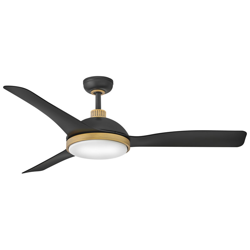 Ventilateur intelligent DEL Hinkley Alba, Noir mat