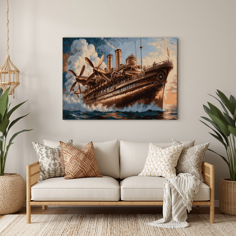 Art mural gris Sci Fi, H 288 po x l 432 po x P 0,05 po