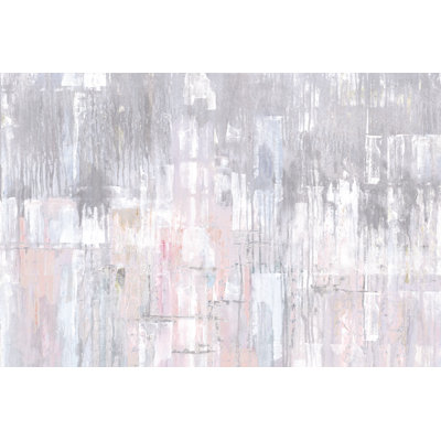 Drips And Strips - Wrapped Canvas Painting