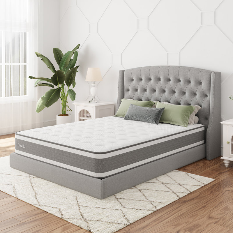 Indus 25cm Gel Momery Foam Pocket Sprung Mattress, Small Double (4')