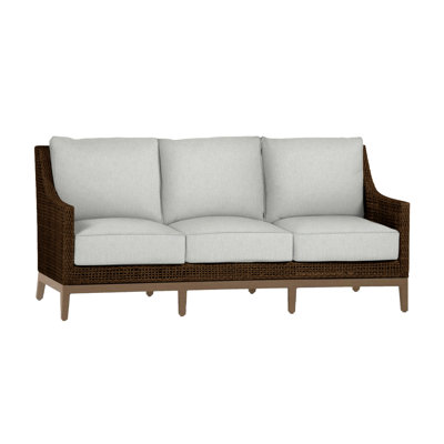 Peninsula Woven Sofa - Mahogany/Chestnut