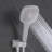 Lamh Digital Display Thermostatic Shower with 2 Adjustable Showerheads-109927142
