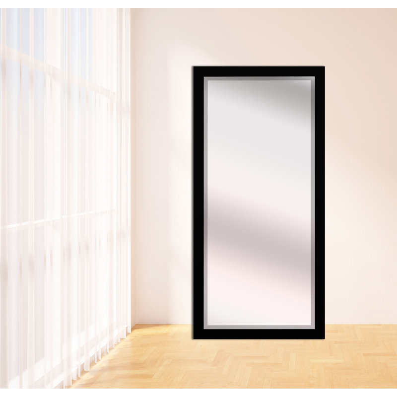 Miroir pleine grandeur Tacony, H 65 po x l 31,5 po, Noir