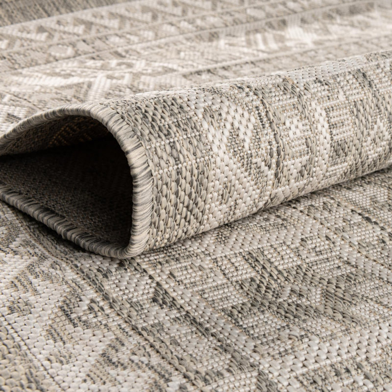Tapis intérieur / extérieur beige Danera, Rectangle 5 pi 3 po x 7 pi 10 po