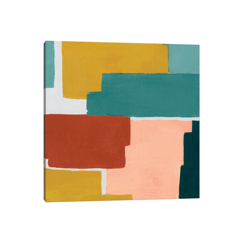Block Abstract IV by Grace Popp - Wrapped Canvas Painting, 93.98 cm H x 93.98 cm W x 3.175 cm D