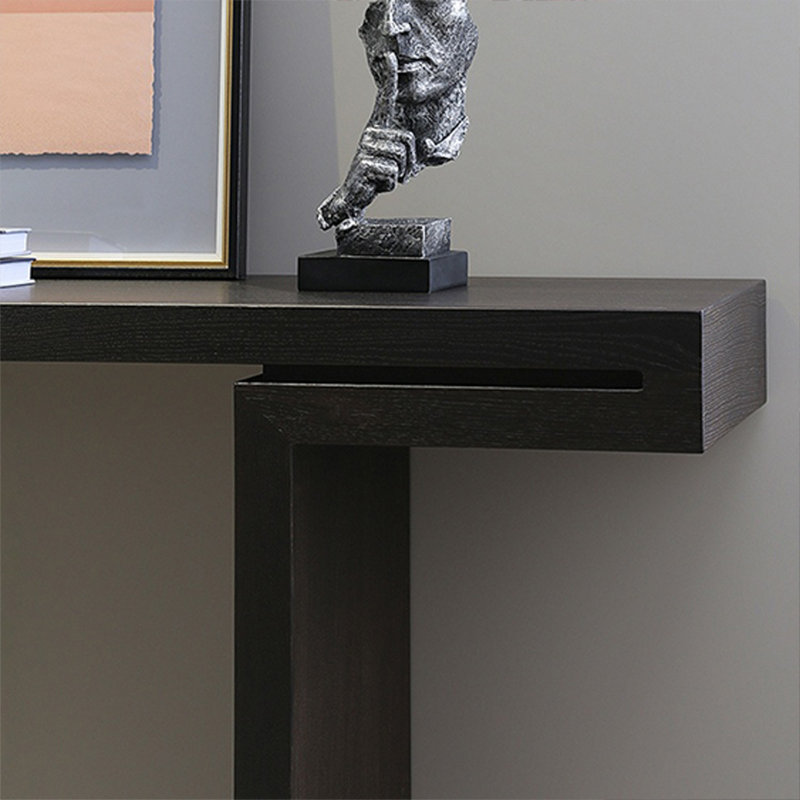 Console naturelle et simple, H 33,46 po x l 47,24 po x P 15,35 po