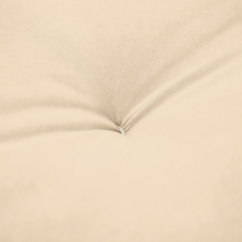 Matelas de futon en coton Boylston, Ivoire, Double