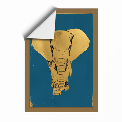 Elephant Frontispiece Vintage - Framed Print