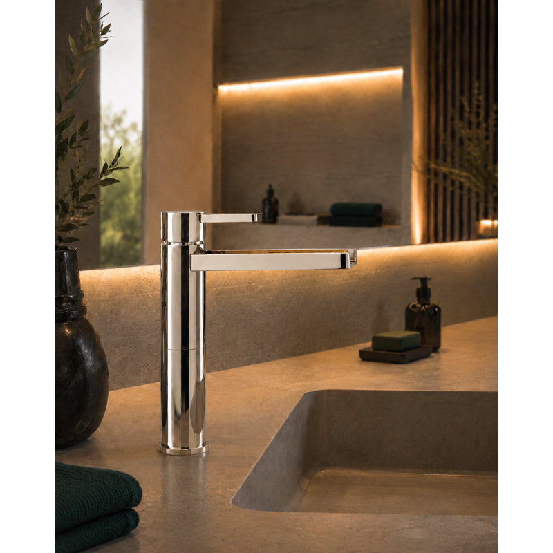 Capri Single-handle Bathroom Faucet, Polished Nickel