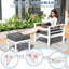 Ensemble de conversation en métal pour 9 personnes avec coussins Charlsa-1719476620