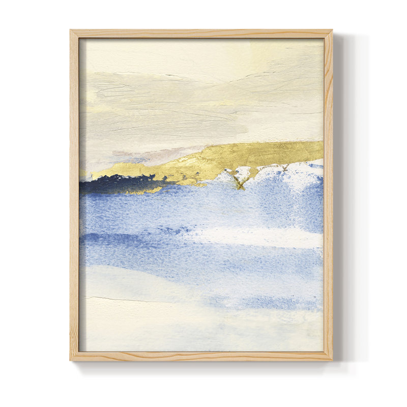 Pampa I, reproduction encadrée - bois massif, H 21 po x l 17 po