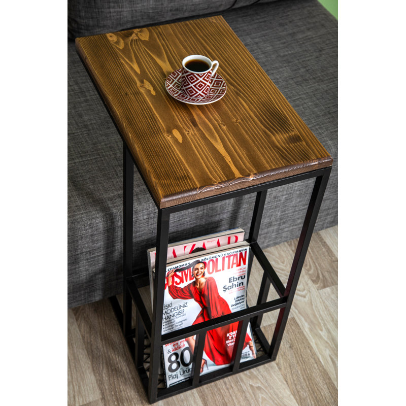 Table de bout luge Varsity, Noyer