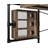 Writing Desk With 1 Storage Drawer And 3 Tier Shelf