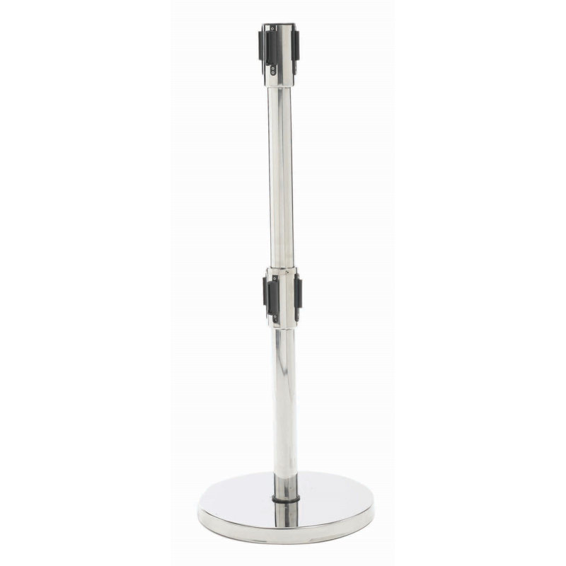 AARCO 40 in. H x 14 in. W Stanchion System, Chrome