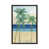 Toile encadrée de bois rustique foncé
