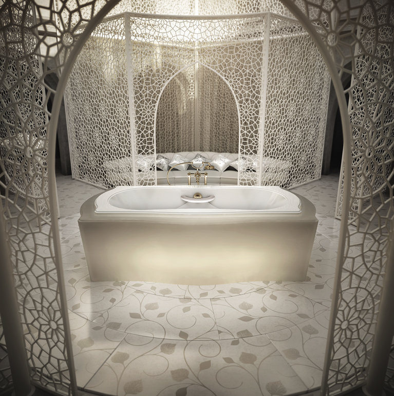 Elegancia 72'' L Soaking Bathtub