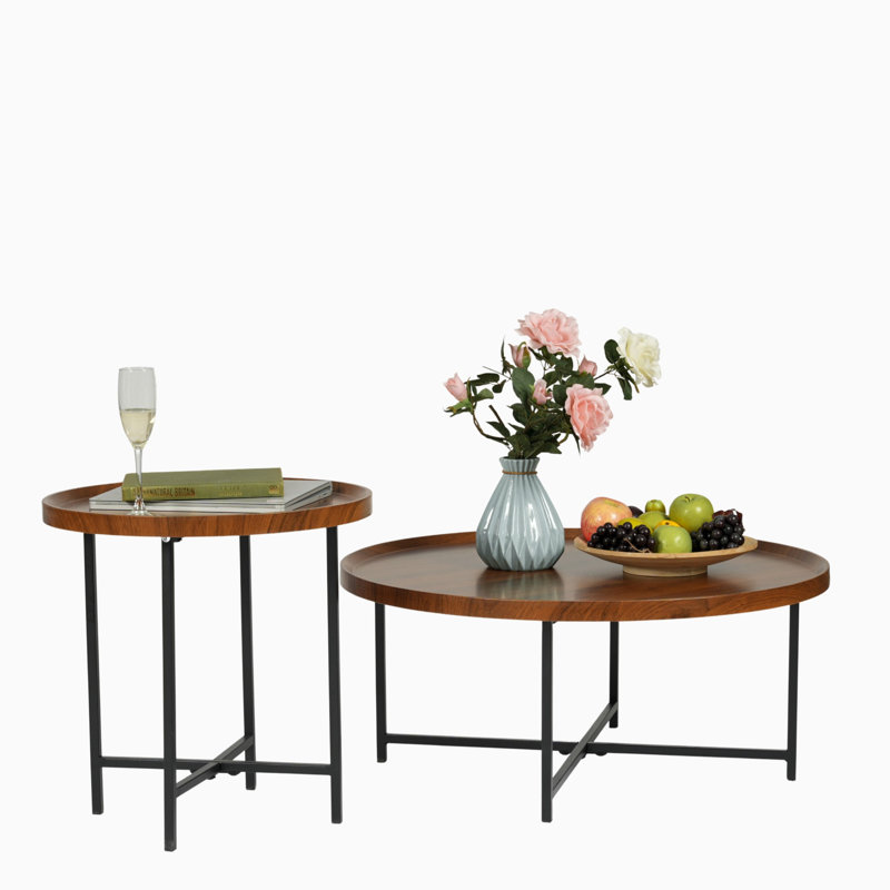 Aarah Cross Legs Coffee Table